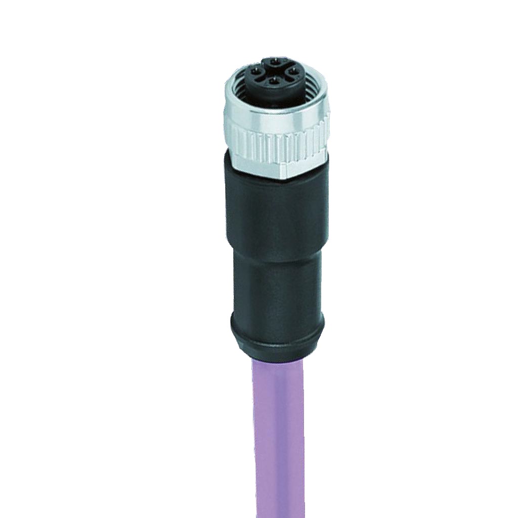 NOVOTECHNIK EEM-33-41 (Female connector ; straight ; 5P ; M12 ; shielded ; IP67 ; cable 2m ; CAN)