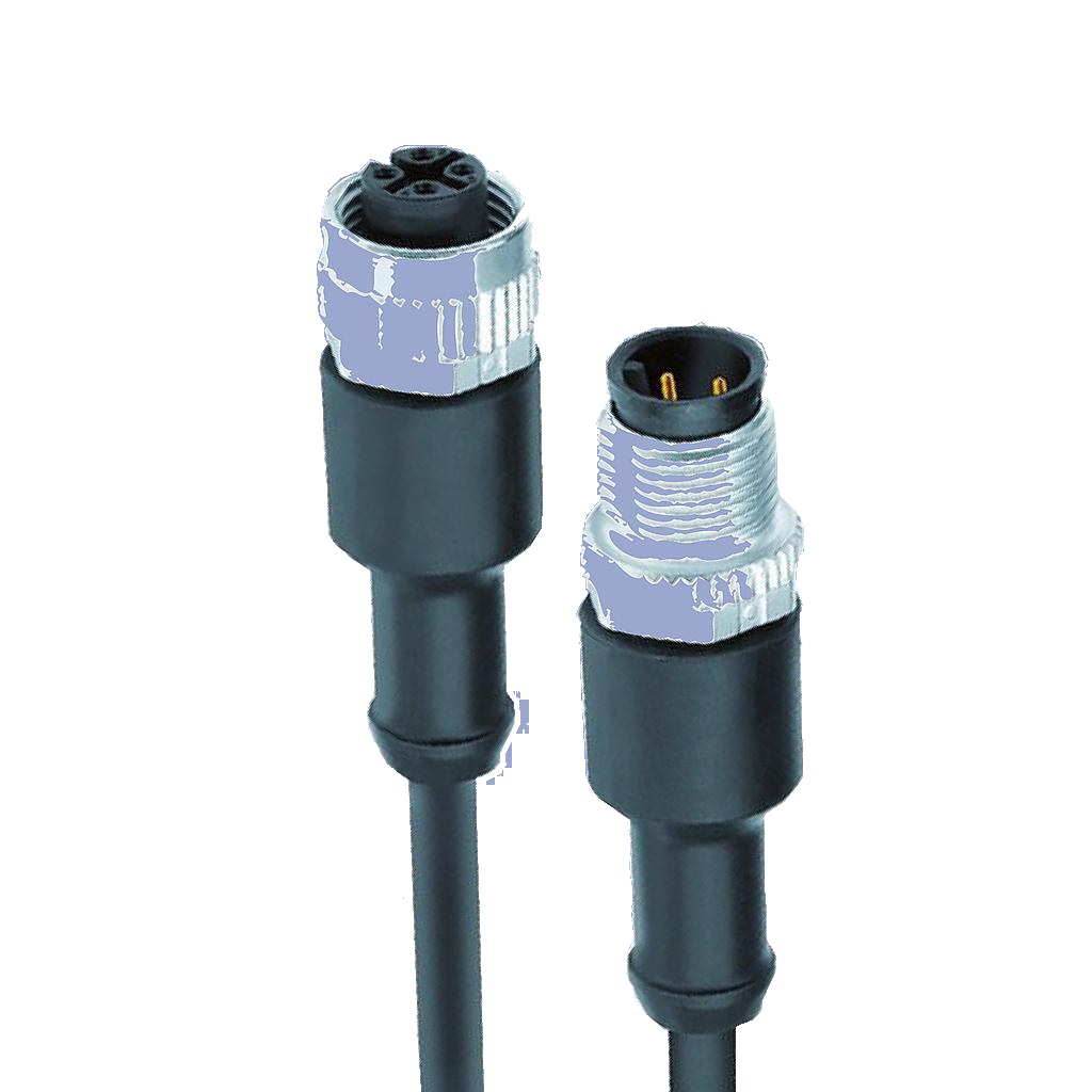 NOVOTECHNIK EEM-33-44 (Cable with male / female connector ; straight ; 5P ; M12 ; shielded ; IP67 ; cable 5m ; C