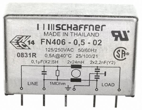 SCHAFFNER FN406-0.5-02