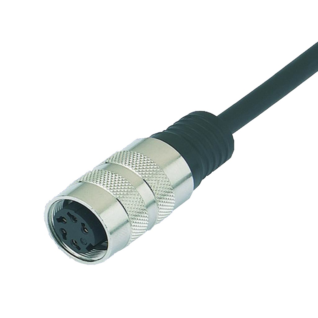 NOVOTECHNIK EEM-33-26 (Female connector ; straight ; 6P ; IEC130-9 / M16 ; shielded ; IP67 ; cable 2m)