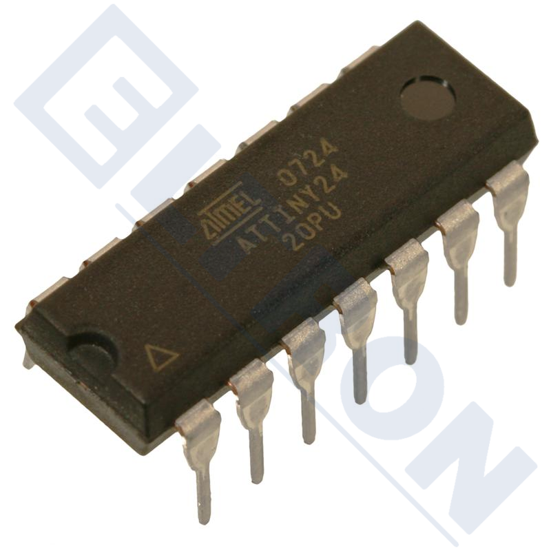 ATTINY24-20PU MICROCHIP Mikrokontroler AVR THT 2,7-5,5V 2K-Flash 20MHz ...